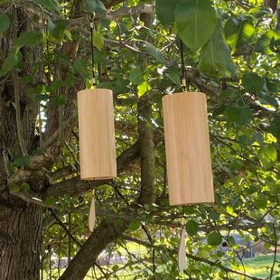 庄生梦蝶/和弦竹子风铃治愈系音乐铃装饰户外阳台挂件女生日礼物