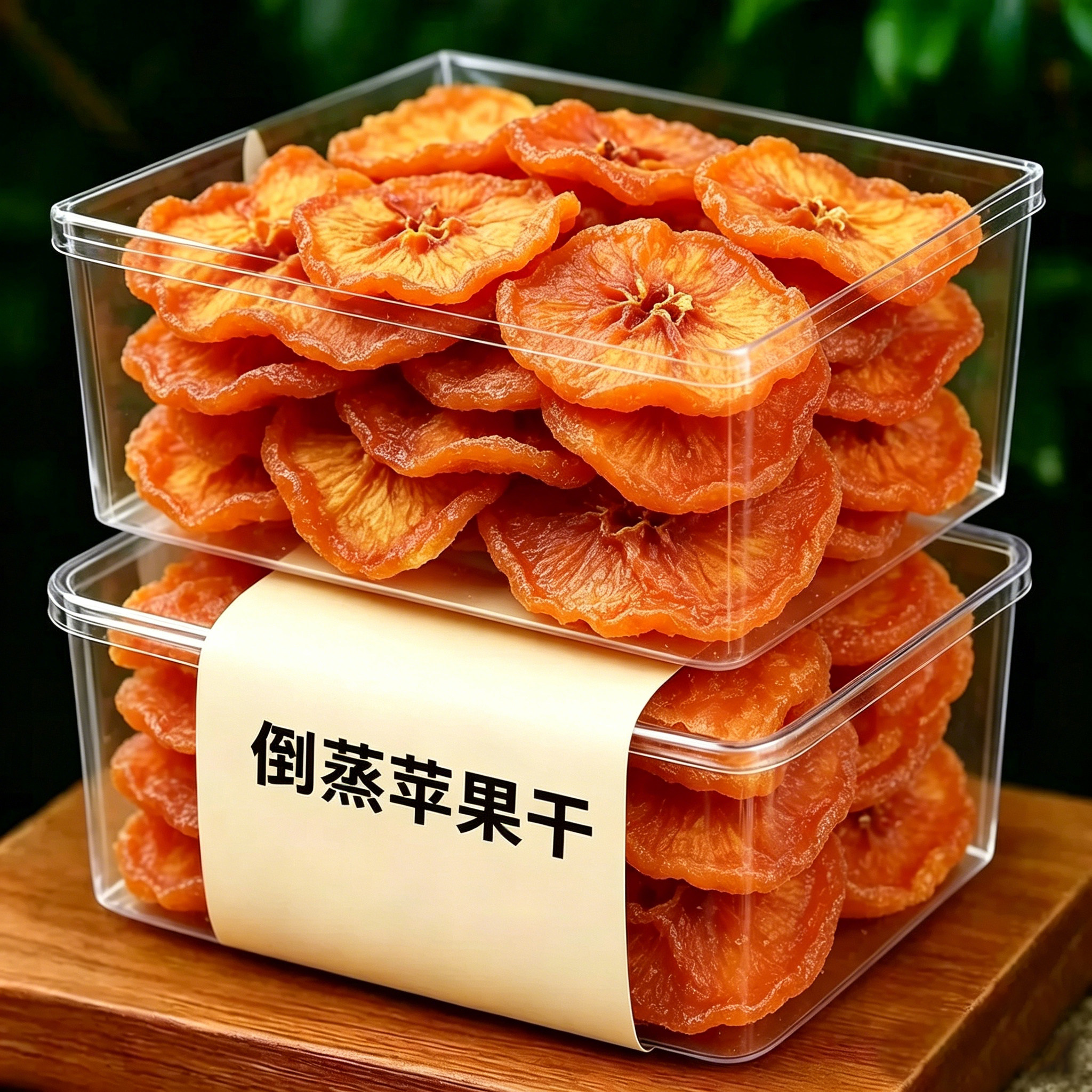 正宗烟台倒蒸苹果干红富士无蔗糖蜜饯水果脯独立小包装零食旗舰店