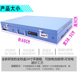 摇杆街机游戏机家用大型24寸双人一体机便携翻盖折叠97拳王格斗机