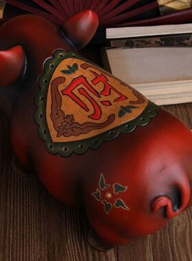 陶瓷猪店铺开业礼品柜台装饰摆件招财乔迁新居客厅玄关电视柜摆设