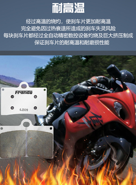 车力屋JPH331/EM066 刹车片皮升仕ZT310 X/R/V/T/M 幽灵ZT250 S/R