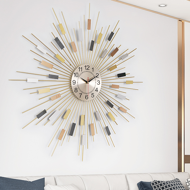 静音石英钟大钟表挂钟客厅个性创意轻奢欧式现代时尚时钟卧室家用
