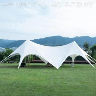 户外重云顶万山6460超大型三峰帐篷露营穹顶幕八爪鱼单双花峰莲天