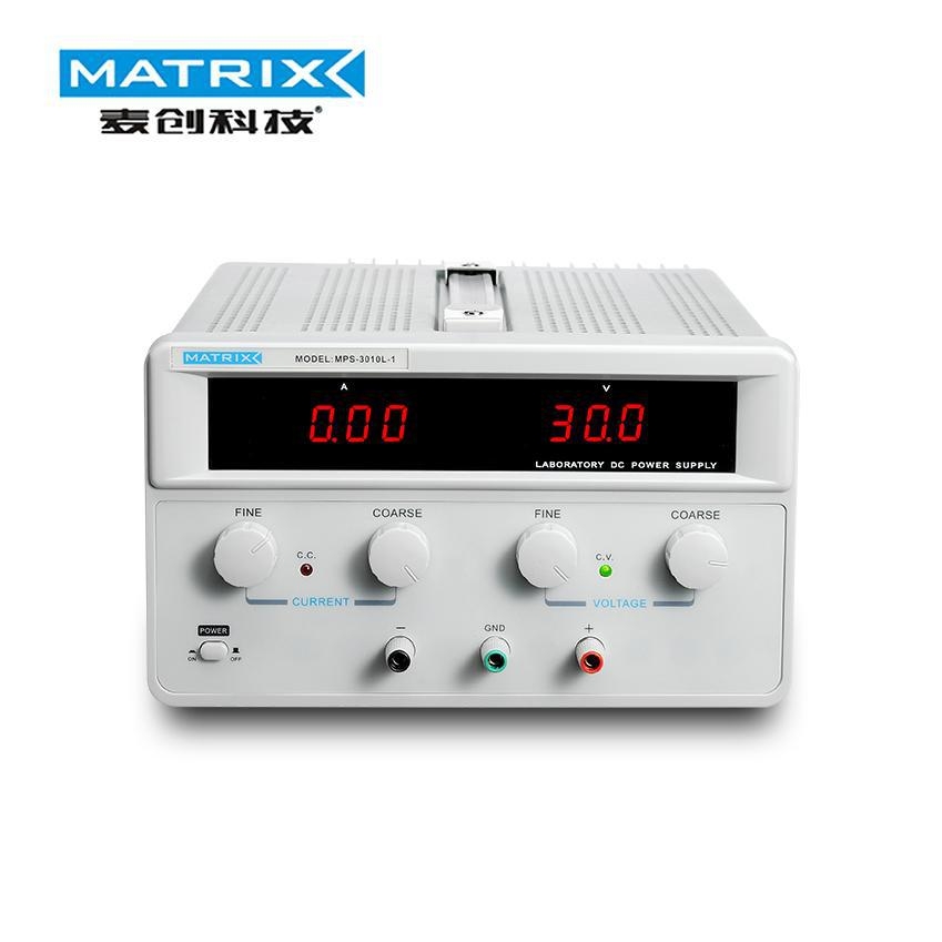 MATRIX麦创电子MPS-3010L-1/MPS-6005L-1单路直流稳压可调电源