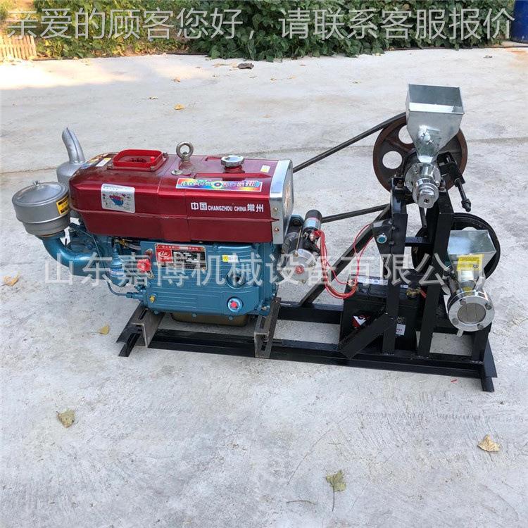 邹城供粉应3号弯膨化机 大管米CHD玉米面膨化机 三轮车车米载江棍