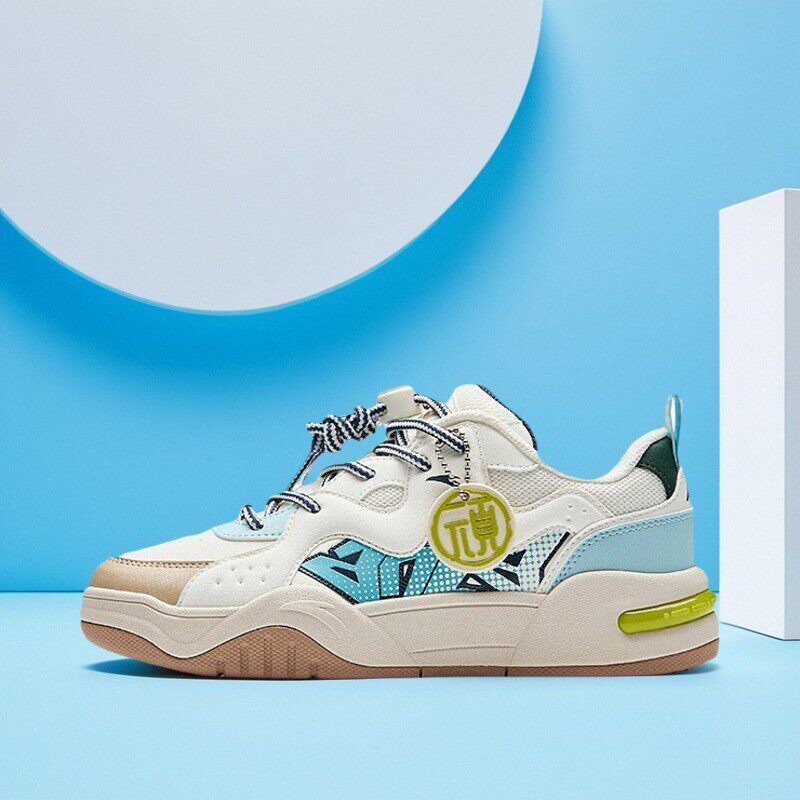 安踏儿童男童板鞋2025秋季新款312538010潮流时尚防滑耐磨板鞋