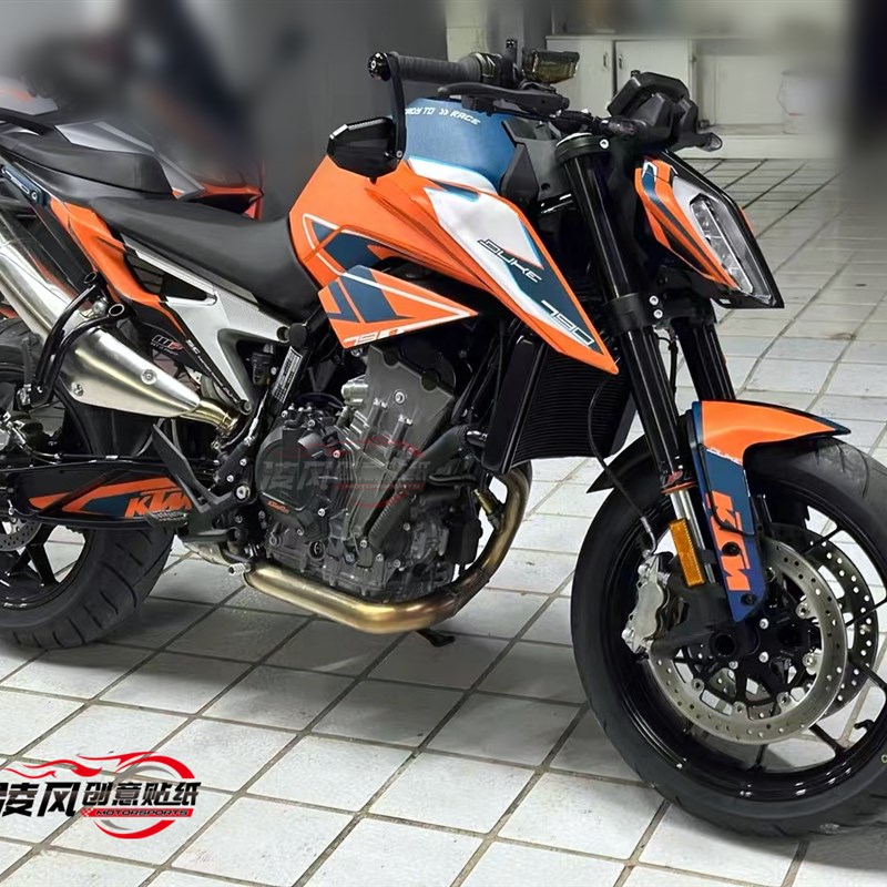 KTM 杜克 duke 790 890 贴纸贴花版画全车贴拉花贴膜个性改装防水