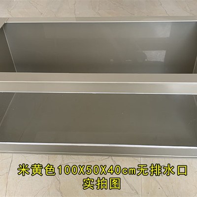 PP塑料加高清透明钢化玻璃龟池龟缸鱼缸鱼池家用阳台带排水可定制