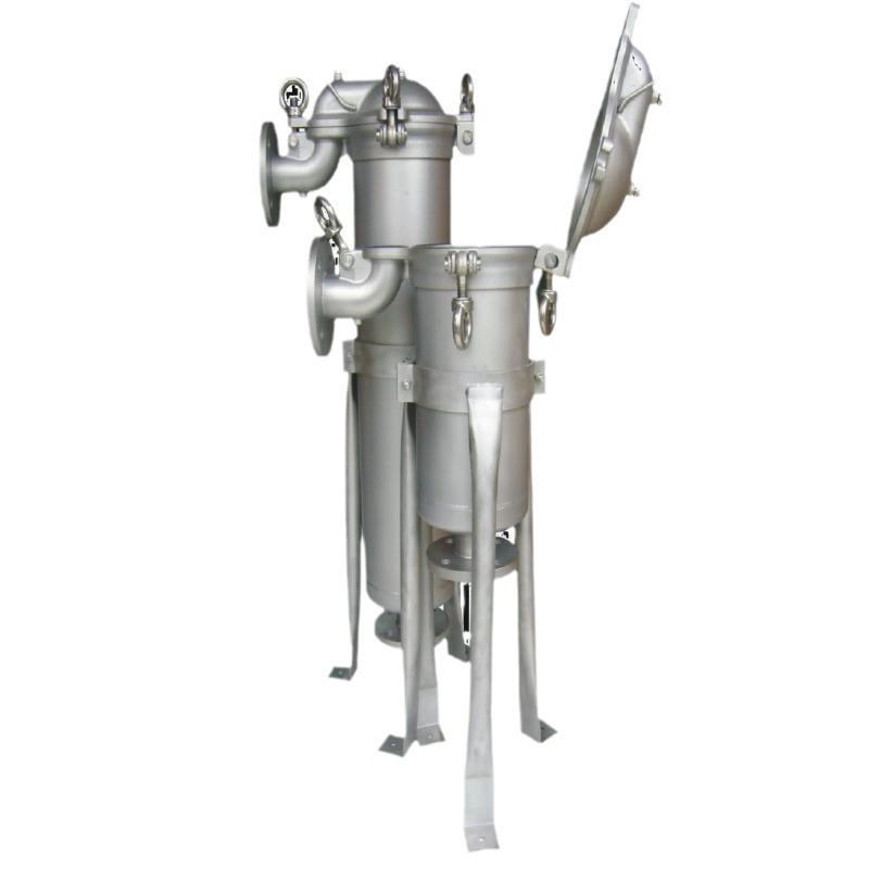 顶入式过滤器单袋式液体过滤器不锈钢工业过滤器1234号过滤器