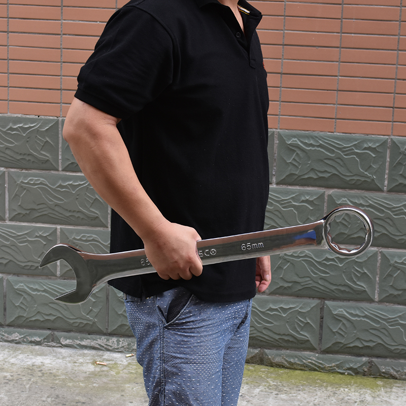 镜面大号开口梅花两用扳手34/35/36/y38/41/45/46/48/50/55/60/65