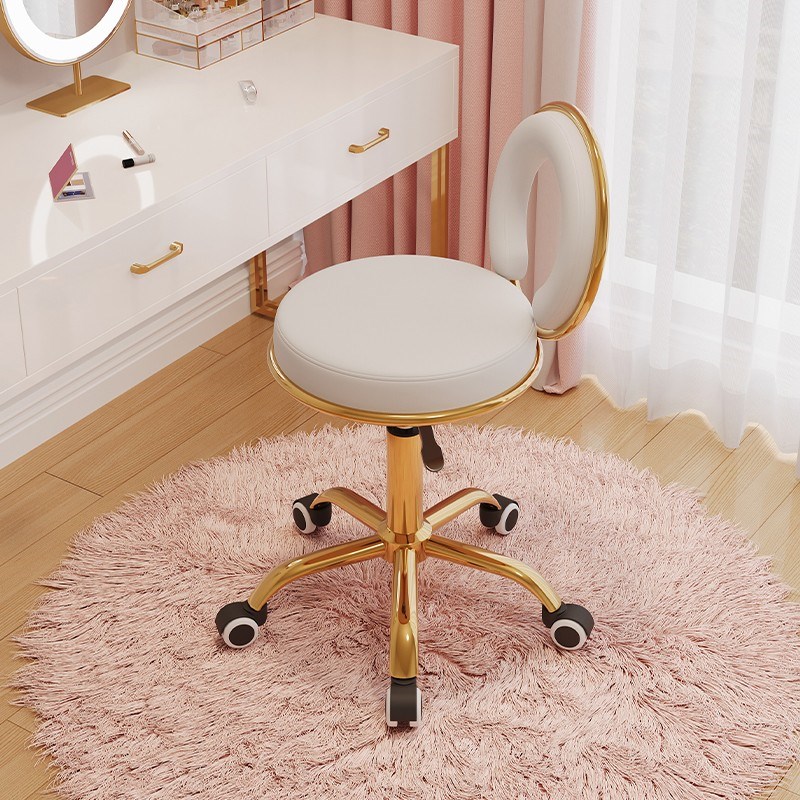 美容凳子轮d滑凳美容院升降椅大工凳吧台椅美睫美甲师转椅