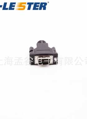 孟莱司特高密度scsl连接器Hpcn 14公头塑壳装配焊接螺丝式