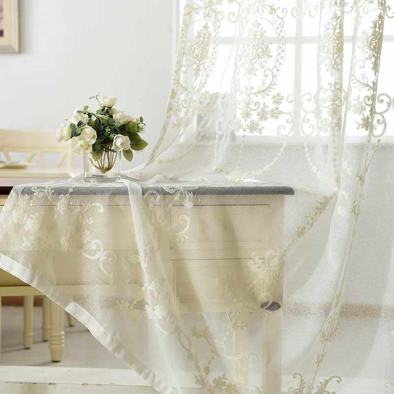 新款窗纱 镜花缘窗纱 绣花白纱帘 窗帘布配纱 客厅卧室书房可零剪,居家布艺,定制窗帘,淘宝优惠券,粉丝福利购,淘宝优惠卷