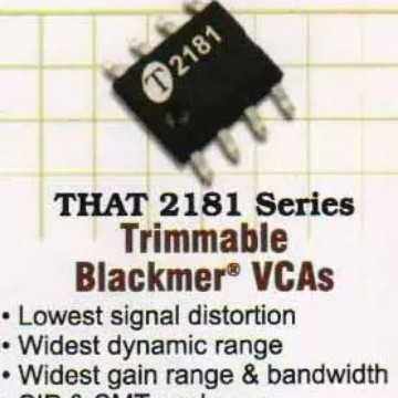 THAT2181CS电压控制放大器集成电路2181CS08高指标专业音频VCA