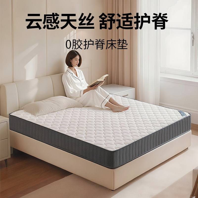 海马梦尚宝天然纯椰棕榈床垫家用卧室护腰护脊乳胶20cm硬椰棕床垫