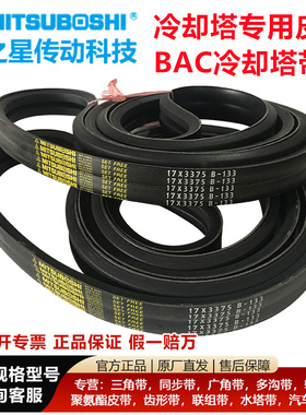 进口三之星冷却塔皮带17X3750 B-148 6RB 3RB连体带联组三角皮带