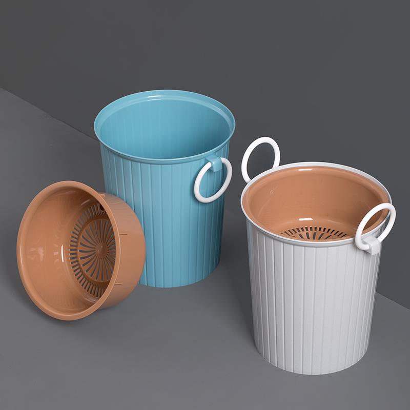 茶花茶渣桶大号家用茶具排水桶茶叶过滤垃圾桶茶水废水桶功夫茶桶