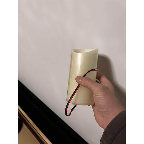 12v24v直流低压接线款led电子蜡烛灯灯芯摇摆蜡面款会所酒店软装