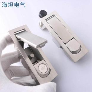 MS606 2不锈钢平面弹跳按钮锁机械锁机械设备平面锁高低压柜锁