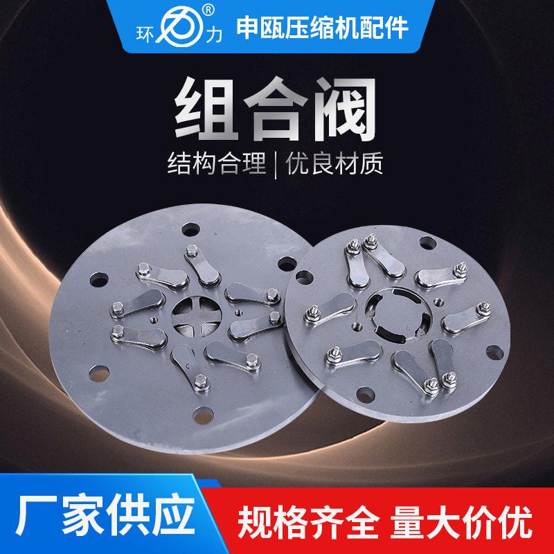 压缩机配件组合阀钢阀片环形缓冲片组件空压机阀片厂家