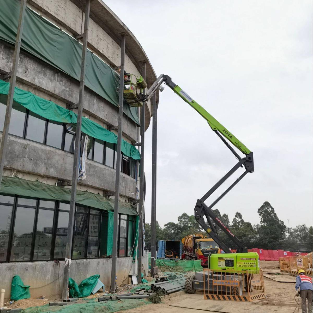 升降机曲臂直臂车日租月租14米-0米曲臂式作业平台高空车