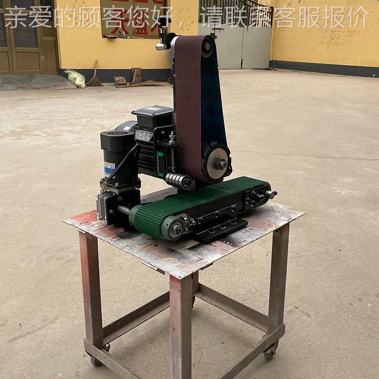 自动小型平面抛刺光不锈钢拉丝金属去毛除锈去氧化皮596机带砂打
