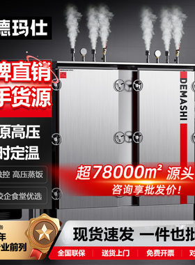 德玛仕高原高压蒸饭柜智控全自动调节蒸箱食堂餐厅商用蒸饭车哇噢