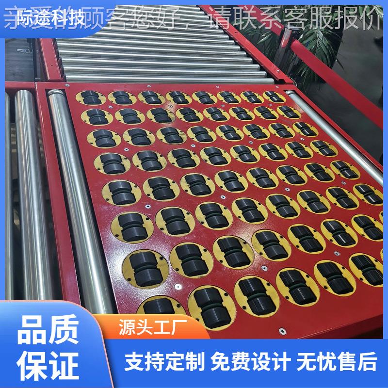 供家应厂 电商物流摆轮分拣机递快智能高29速 斜轮输送机
