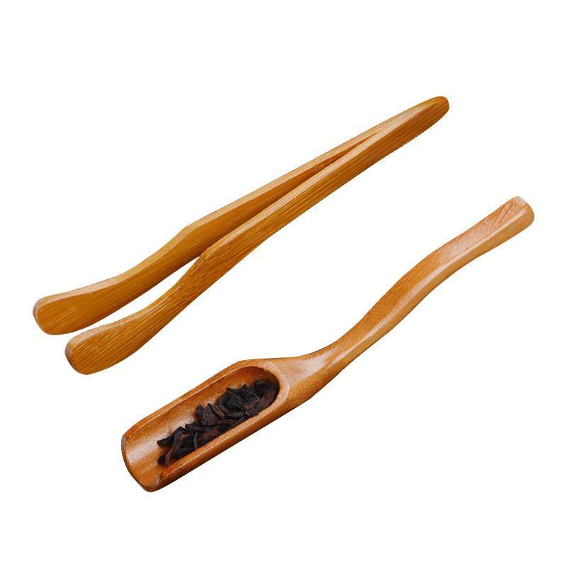 竹制茶夹茶匙功夫茶勺茶具零配家用茶杯镊子中式简约茶杯夹茶叶夹,餐饮具,茶夹,淘宝优惠券,粉丝福利购,淘宝优惠卷