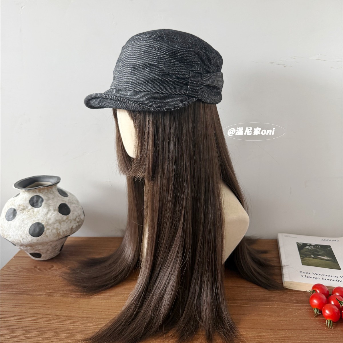 老钱风夏季显脸小褶皱马术帽女