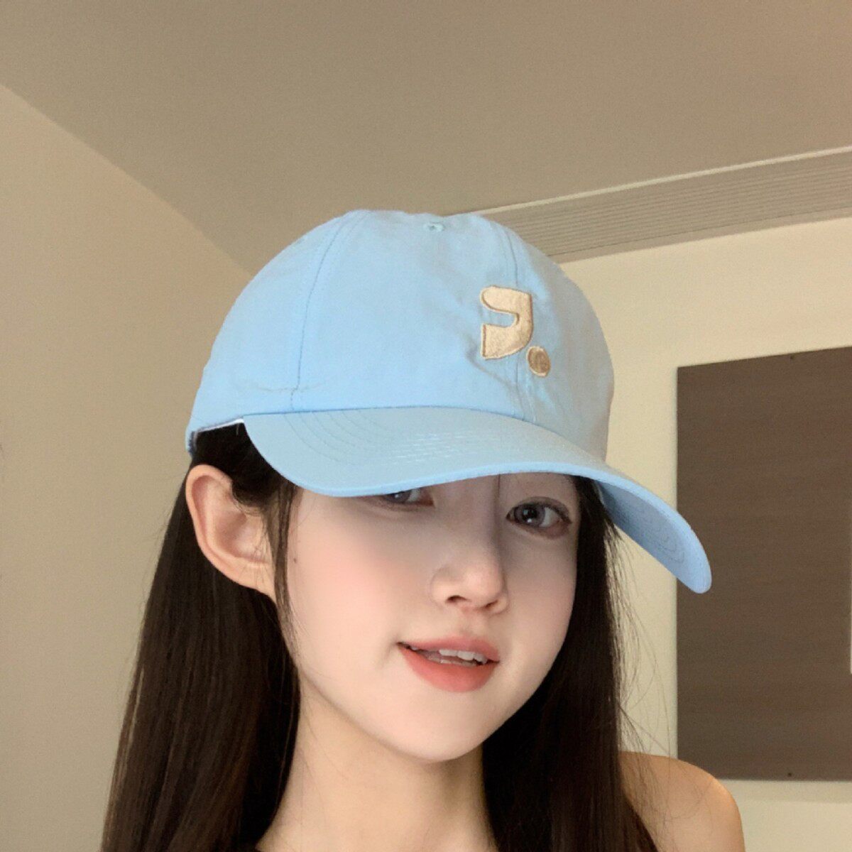 韩版速干刺绣字母软顶棒球帽女夏季休闲简约百搭显脸小情侣鸭舌帽
