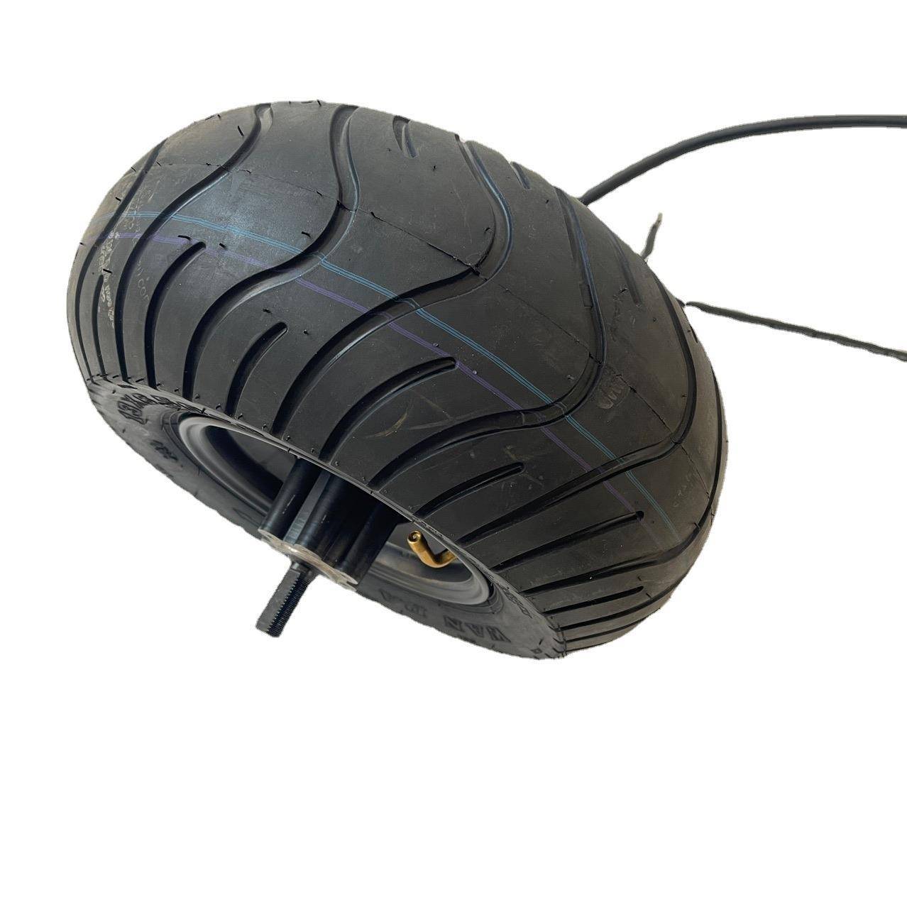 增强版13寸大功率滑板车轮毂电机宽胎碟刹电动车电机