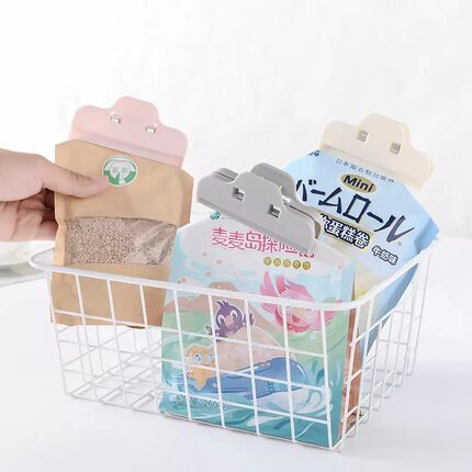 封口夹厨房零食密封夹强力食品袋夹子塑料袋密封器防潮保鲜封口