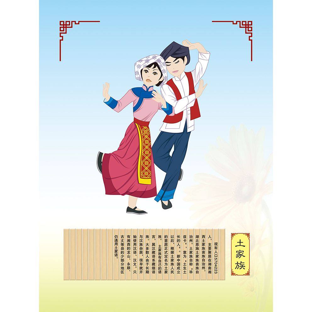 海报印制海报装饰展板素材少数民族长廊介绍土家族定制,个性定制/设计服务/DIY,写真/海报印制,淘宝优惠券,粉丝福利购,淘宝优惠卷