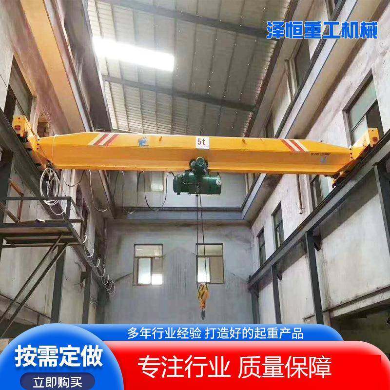 山东厂家制造t单梁起重机5吨10吨性能稳定电动单梁桥式起重机