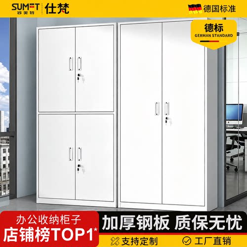 带锁铁皮文件柜财务凭证档案柜