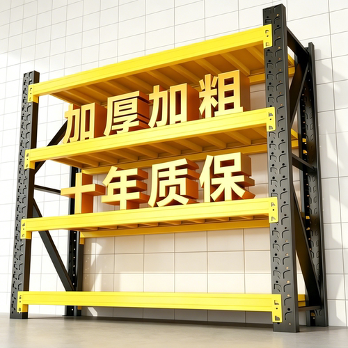 重型冷轧钢多层仓储货架可移动