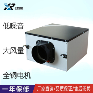 单流向新风强力管道静音排风机过滤净化送风机家用220V商用380V