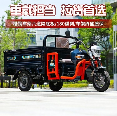 嘉力新款碟刹电动三轮车