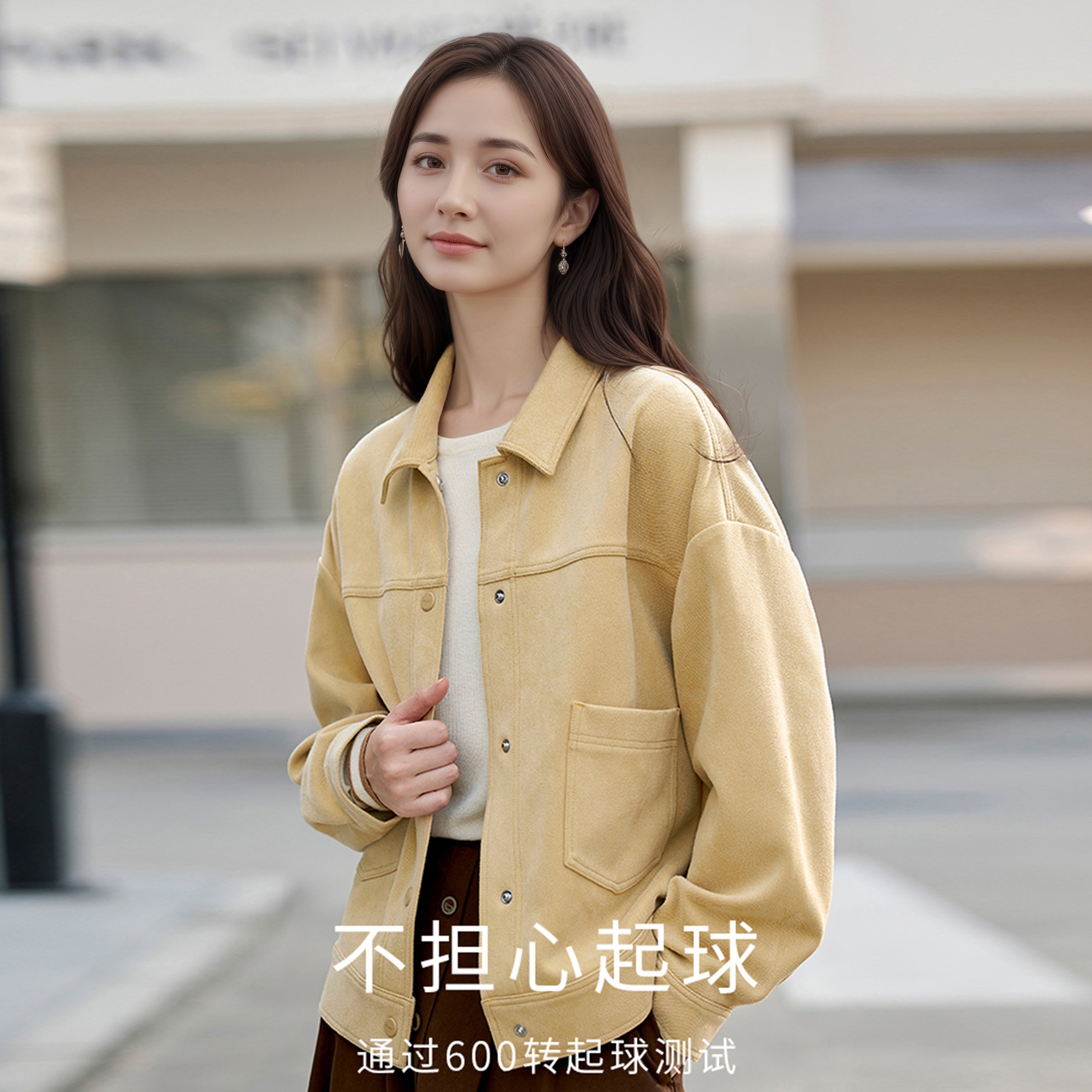 复古丝绒温柔短外套女士2025年秋季新款休闲气质上衣潮ins