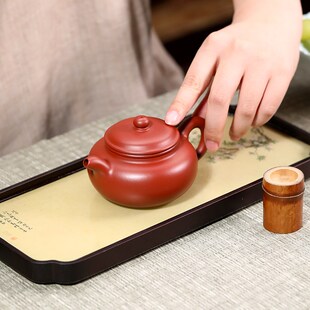 宜兴紫砂壶纯全手工小容量朱泥大红袍仿古壶家用功夫泡茶壶具单壶