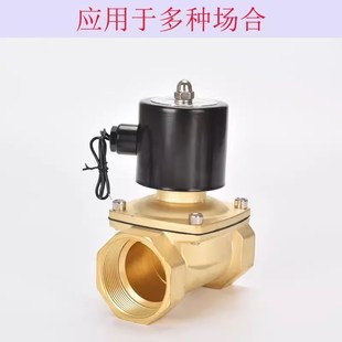 24v水管电磁阀12v控制阀220v电控进水阀2w500 502w160 152w025