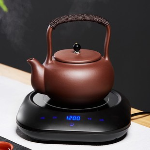 宜兴紫砂壶电陶炉煮茶壶耐高温烧水壶家用功夫茶具手工提梁壶大号