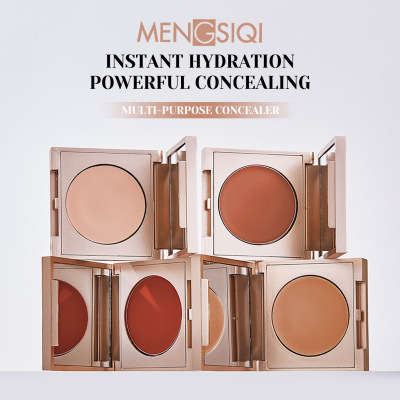 tiktok爆款MENGSIQI多用途遮瑕膏修颜提亮跨境外贸彩妆亚马逊temu