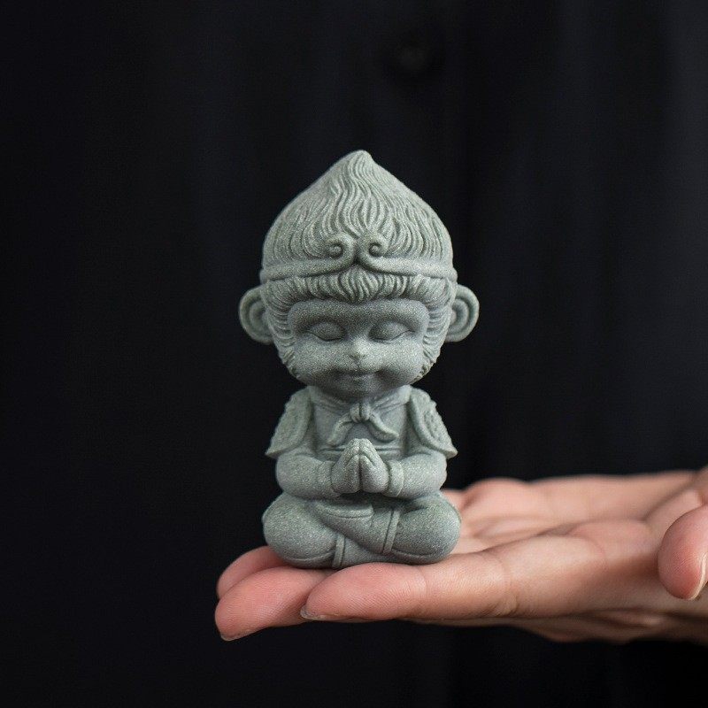 中国特色礼物送老外实用型国风青砂石大圣悟空桌面摆件办公室工位,节庆用品/礼品,创意礼盒/礼品套组,淘宝优惠券,粉丝福利购,淘宝优惠卷