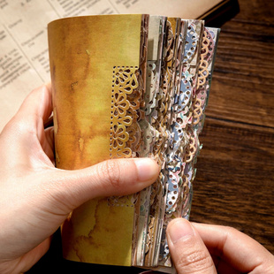 陌墨便签本 蕾丝交响曲系列 打底镂空蕾丝手帐装饰素材20张入