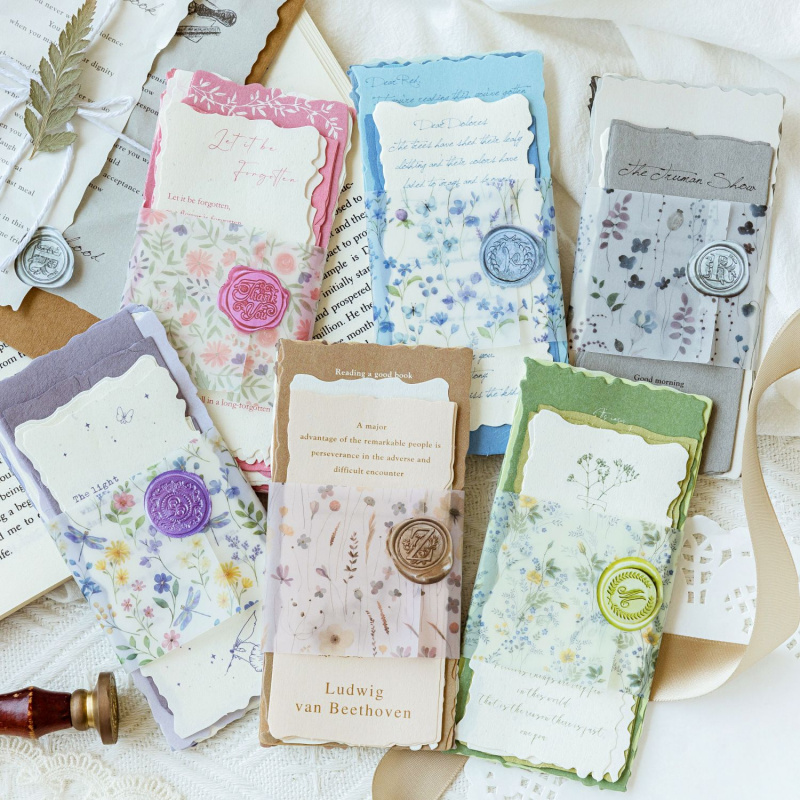 陌墨素材纸一纸诗语系列复古文艺