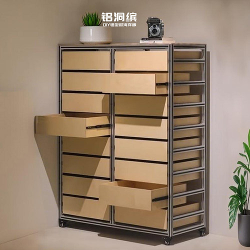 极简储物斗柜可移动海洋板餐边柜