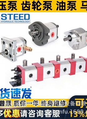STEED液压齿轮泵同步马达 PR HGP GH 1 2 3 4 11 22  33 55 AI AS