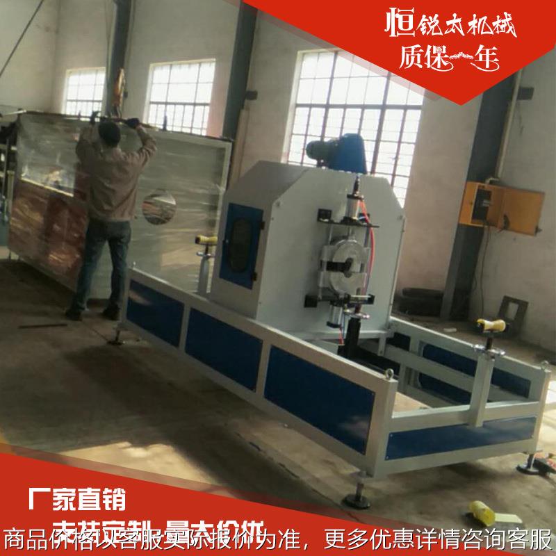 PVc塑料保温管倒角全自动环行切割机 pe管材无屑行星切割机